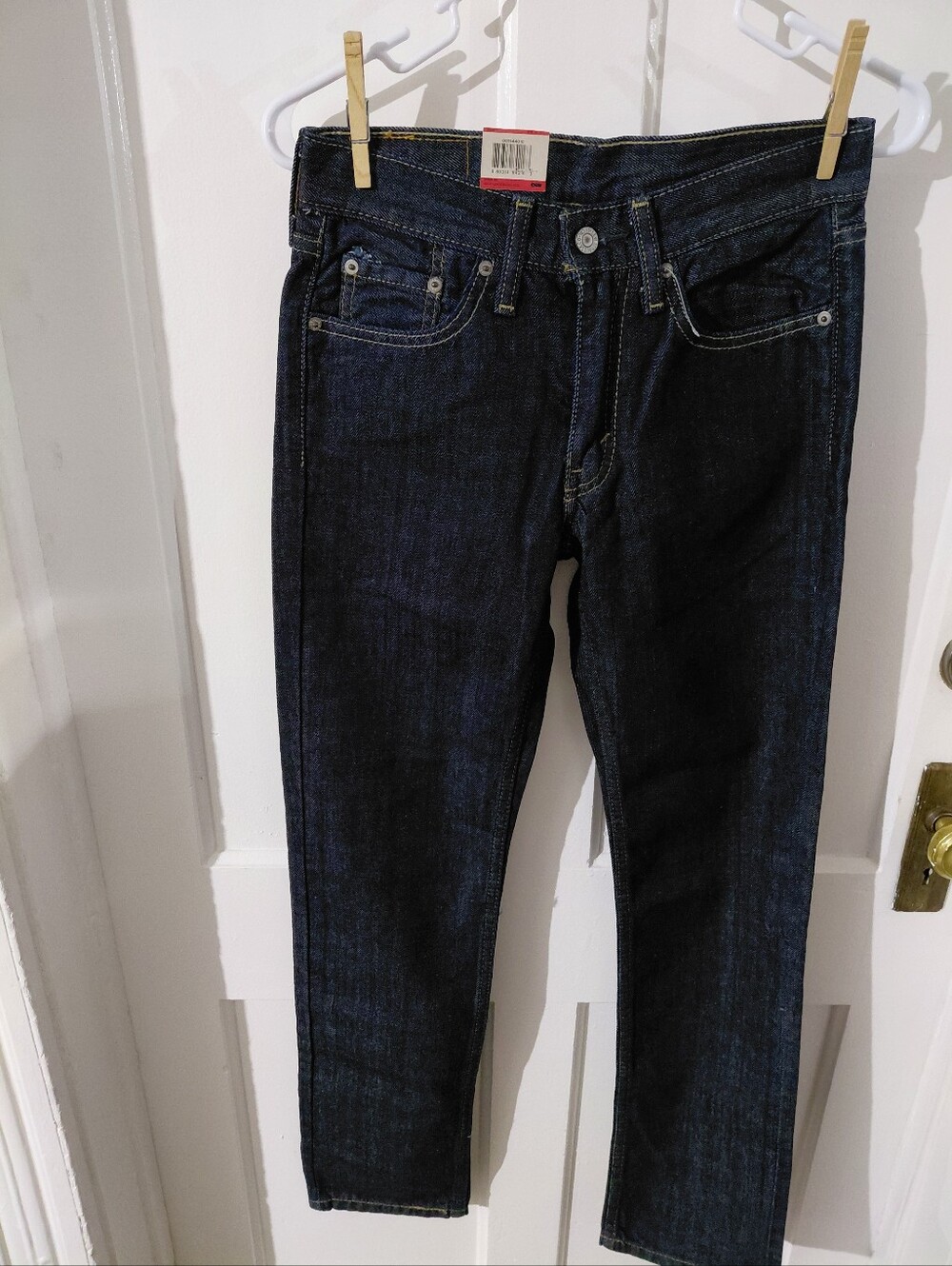 Dark Wash Straight Leg Jeans - Levis